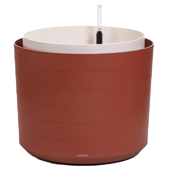 Květináč samozavlažovací Berberis velkoobjemový - terakota + sl. kost 46 cm