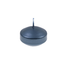 Svíčka plovoucí Floating 45x20 mm - modrá metalíza Svíčka plovoucí Floating 45x20 mm - modrá metalíza