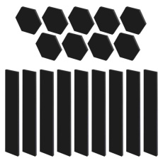 GoSmart LED svítidlo Lines černé, 9 dílů, 34 W, RGBIC stmívatelné, WiFi GoSmart LED svítidlo Lines černé, 9 dílů, 34 W, RGBIC stmívatelné, WiFi