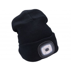 Čepice s čelovkou 45Im, nabíjecí, USB, černá Čepice s čelovkou 45Im, nabíjecí, USB, černá
