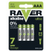 Alkalická baterie RAVER AAA (LR03) - 4ks