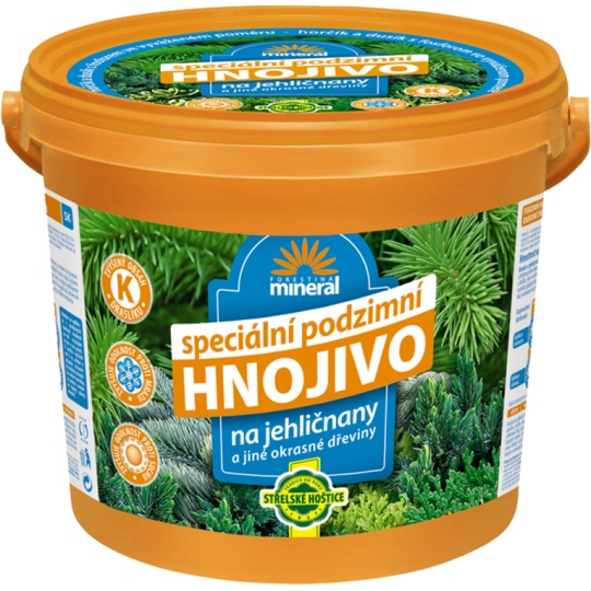 Hnojivo podzimní - jehličnany 5 kg kbelík