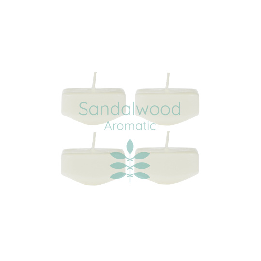 Svíčka Wellness Refill Aromatic Sandalwood Square 60x60x30 mm - bílá