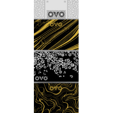 OVO - smršťovací košilky černé
