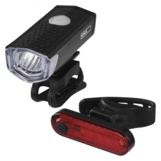 LED přední + zadní nabíjecí svítilna na kolo P3923, 90 lm LED přední + zadní nabíjecí svítilna na kolo P3923, 90 lm