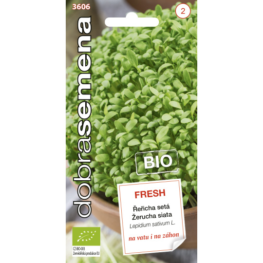 Dobrá semena BIO Řeřicha Fresh setá 4g