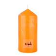 Svíčka válec 70x150 mm - oranžová
