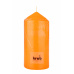 Svíčka válec 70x150 mm - oranžová