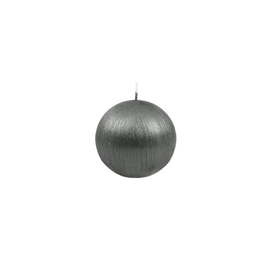 Svíčka Reel Sphere 80 mm - šedá