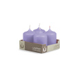 Svíčka adventní -  MAT N352 Cylinder 50x70 mm - 4 ks fialová
