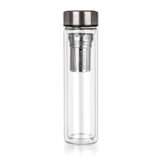 BANQUET Láhev na čaj dvoustěnná DOBLO 500 ml, se sítkem BANQUET Láhev na čaj dvoustěnná DOBLO 500 ml, se sítkem