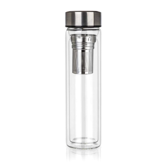 BANQUET Láhev na čaj dvoustěnná DOBLO 500 ml, se sítkem BANQUET Láhev na čaj dvoustěnná DOBLO 500 ml, se sítkem