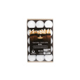 Svíčka čajová 4,5 hodiny 40x15 mm - bílá (30 ks)