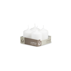 Svíčka adventní - MAT N01 Cylinder 40x60 mm - 4 ks bílá Svíčka adventní - MAT N01 Cylinder 40x60 mm - 4 ks bílá
