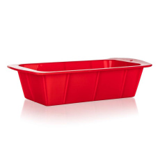 BANQUET Forma na biskupský chlebíček silikonová CULINARIA Red 25 x 13 x 6cm BANQUET Forma na biskupský chlebíček silikonová CULINARIA Red 25 x 13 x 6cm