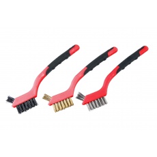 Sada ručních kartáčů FESTA nerez, nylon, mosaz 3ks 180mm plast Sada ručních kartáčů FESTA nerez, nylon, mosaz 3ks 180mm plast