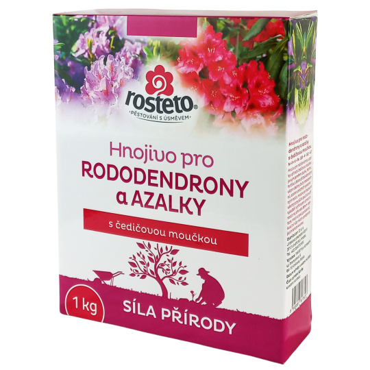 Hnojivo Rosteto s čedičovou moučkou - rododendrony a azalky 1 kg 