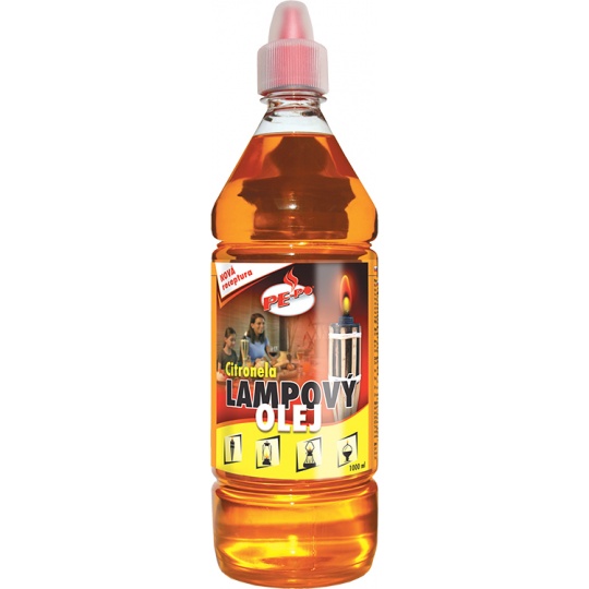 PE-PO olej lampový přírodní - 1 l citronela