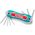Klíče TORX, sada 8 ks, CrV
