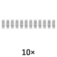 Svorkovnice 12x6,0 mm bílá - 10ks
