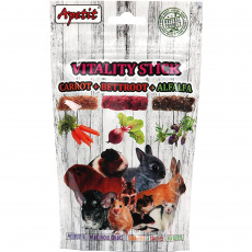 Apetit - hlodavec mrkvové, řepné a vojtěškové tyčky Vitality Stick 120 g