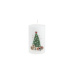 Svíčka vánoční  Xmas Home Tree Pillar 60 x 100 mm - bílá