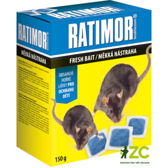 Ratimor Brodifacoum - měkká nástraha 150 g krabička