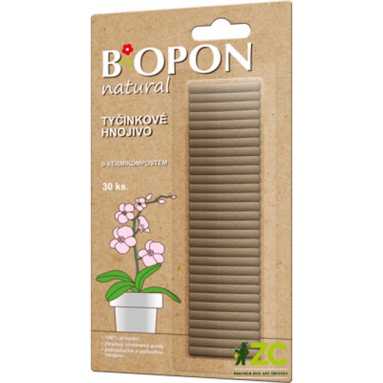 Tyčinky - Bopon Natural s vermikompostem 30 ks BROS