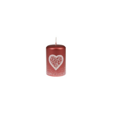 Svíčka Softness Pillar 50x75 mm - červená Svíčka Softness Pillar 50x75 mm - červená