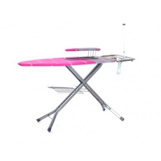 BRILANZ Žehlící prkno PROFESSIONAL 130 x 48 cm, růžové BRILANZ Žehlící prkno PROFESSIONAL 130 x 48 cm, růžové