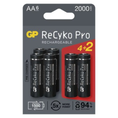 Nabíjecí baterie GP ReCyko Pro Professional AA (HR6) - 6ks Nabíjecí baterie GP ReCyko Pro Professional AA (HR6) - 6ks