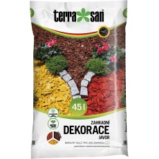 Štěpka dekorační Terrasan - 45 l mahagon Štěpka dekorační Terrasan - 45 l mahagon