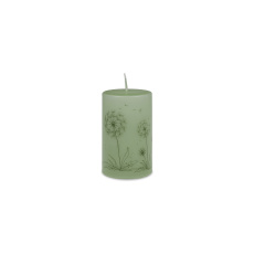 Svíčka Dandelion Pillar 60 x 100 mm - zelená Svíčka Dandelion Pillar 60 x 100 mm - zelená