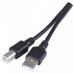 Nabíjecí a datový kabel propojovací USB-A 2.0 / USB-B 2.0, 2 m, černý