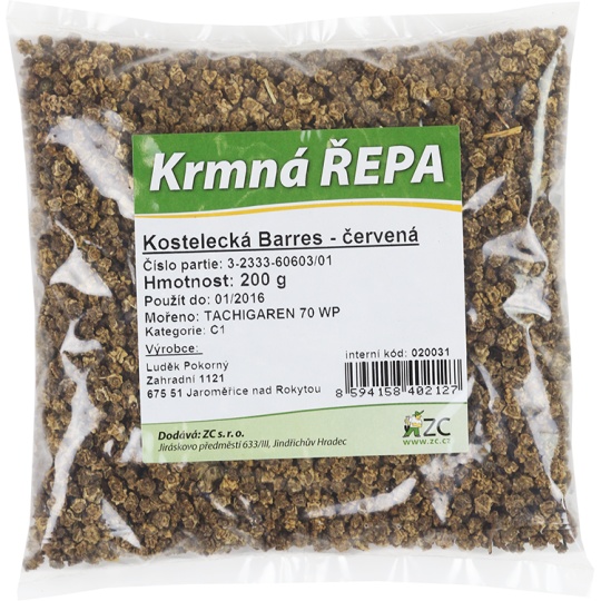 Řepa krmná Rosteto - Kostelecká Barres červená 200 g