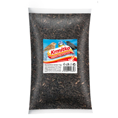 Slunečnice černá - 1 kg Krmítko Slunečnice černá - 1 kg Krmítko