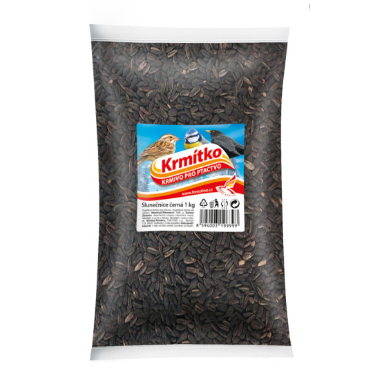 Slunečnice černá - 1 kg Krmítko