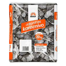 Štěrk mramorový šedý 30-50 mm - 20 kg (cena bez slev)