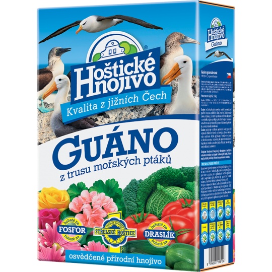 Hoštické - guáno 1 kg granulované