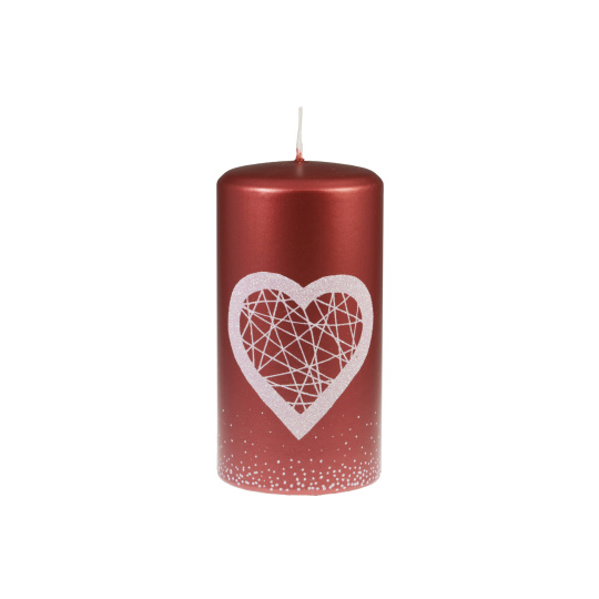 Svíčka Softness Pillar 70x150 mm - červená