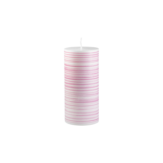 Svíčka Infinity Pillar 70x150 mm - růžová