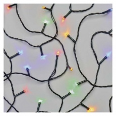 LED vánoční řetěz, 50 m, venkovní i vnitřní, multicolor, časovač LED vánoční řetěz, 50 m, venkovní i vnitřní, multicolor, časovač