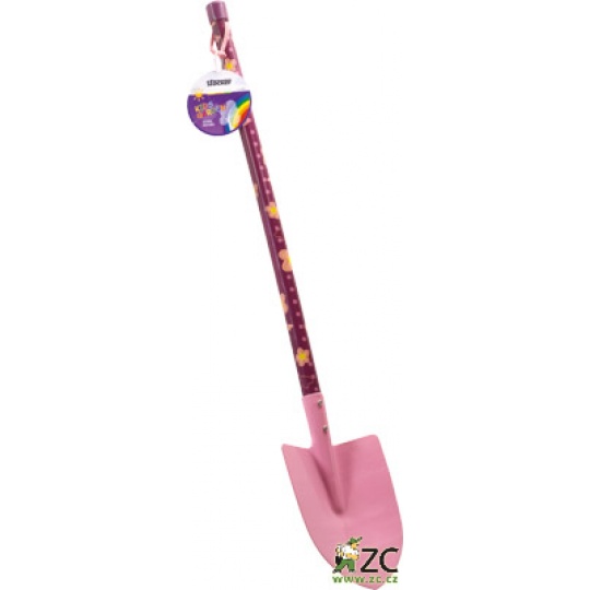 Dětský rýč růžový 78 cm Stocker