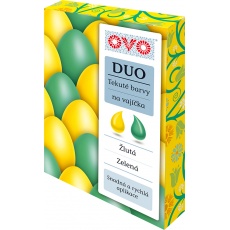 OVO - tekuté barvy DUO zelená/žlutá (á 20ml)