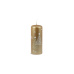 Svíčka vánoční Snowing Pillar 60 x 150 mm  - zlatá metalíza