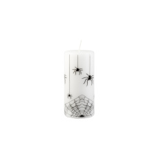 Svíčka Halloween Pillar 60x130 mm - bílá Svíčka Halloween Pillar 60x130 mm - bílá