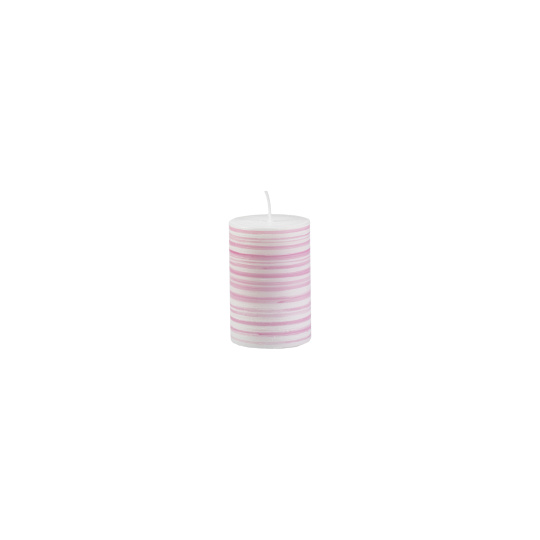 Svíčka Infinity Pillar 50x75 mm - růžová