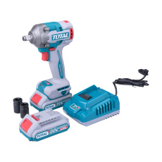 Utahovák rázový AKU 1/2', brushless, 400Nm, 20 V Li-ion (2x), industrial Utahovák rázový AKU 1/2', brushless, 400Nm, 20 V Li-ion (2x), industrial