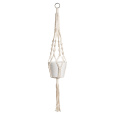 Závěs na keramické květináče 1030 - bavlna 90 cm Natural Beige