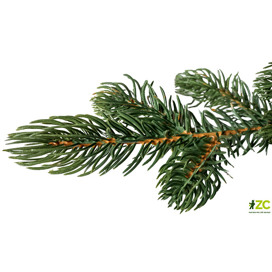 Strom vánoční umělý - Jedle s kov. stoj 120 cm 318 větví PE+PVC (cena bez slev)